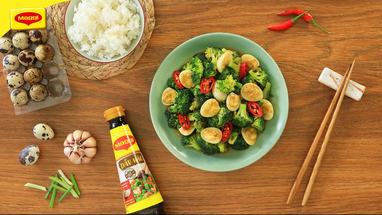 Bông Cải Xào Gạch Cua