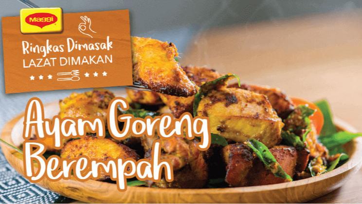 Resipi Ayam Goreng Berempah Dan Rangup Maggi Malaysia