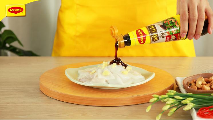 Bông Hẹ Xào Mực Lá Và Hạt Điều